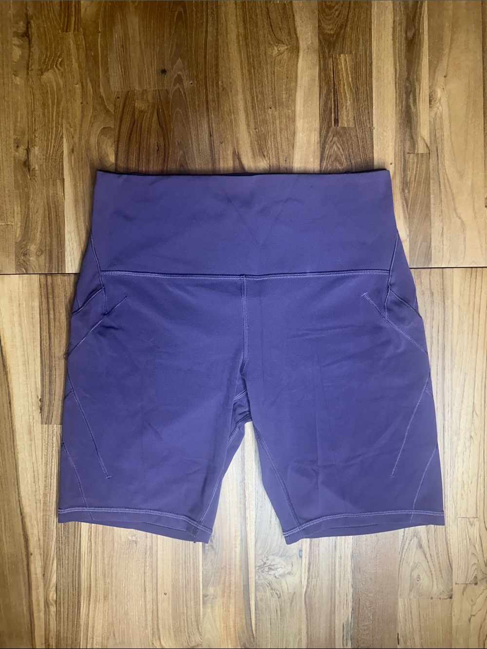 Lululemon Align High-Rise 8” Shorts – Size 10 —Purple